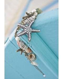Conch Starfish Pearl Bracelet